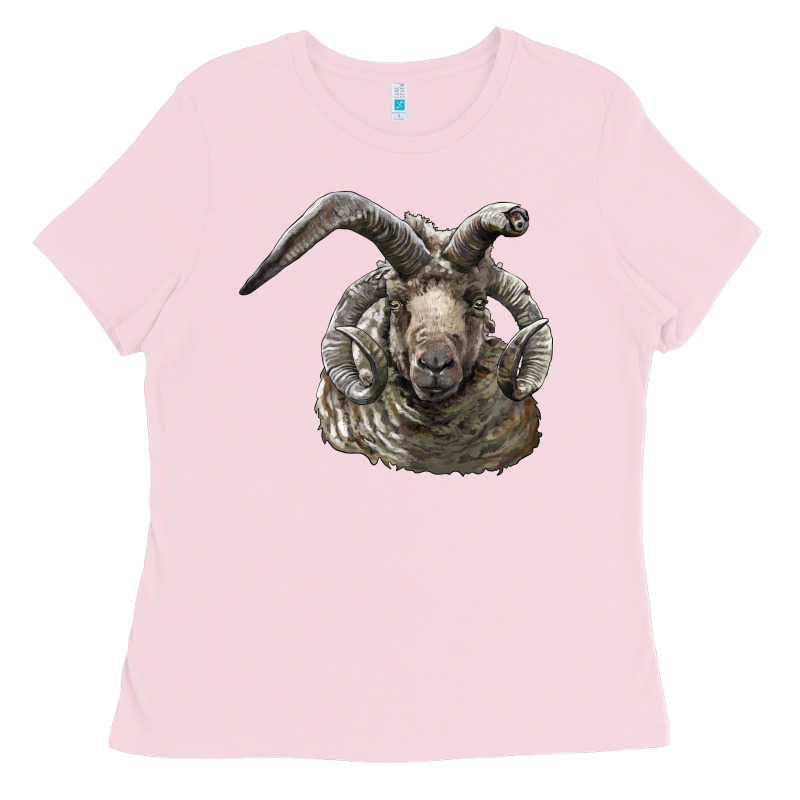 Navajo Churro Sheep Head Ladies Tee by LillyAllenDesigns | Teevron