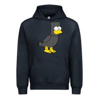 Navy bart as edgar allen poe raven nevermore halloween Urban Hoodie - lanVoArt