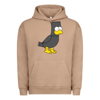 Pigment Burro bart as edgar allen poe raven nevermore halloween Urban Hoodie - lanVoArt