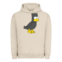 Pigment French Oak bart as edgar allen poe raven nevermore halloween Urban Hoodie - lanVoArt