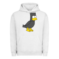 Pigment Lunar Rock bart as edgar allen poe raven nevermore halloween Urban Hoodie - lanVoArt