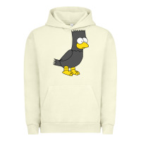 Pigment Pistachio bart as edgar allen poe raven nevermore halloween Urban Hoodie - lanVoArt