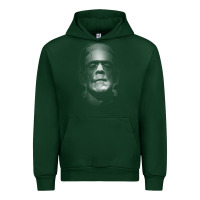 Forest Green frankenstein monster boris karloff face Urban Hoodie - lanVoArt