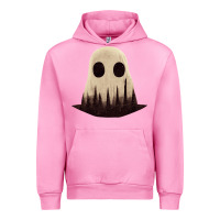 Fuchsia Pink forrest ghost Urban Hoodie - lanVoArt