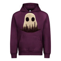 Mauve Wine forrest ghost Urban Hoodie - lanVoArt