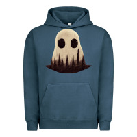 Pigment Midnight Navy forrest ghost Urban Hoodie - lanVoArt