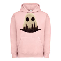 Pigment Salmon forrest ghost Urban Hoodie - lanVoArt