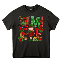 Asphalt Mimi Elf with Knitting Christmas Heavy Core Tee - BundleAndBundleShop