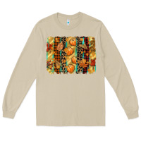 Mushroom fall brushstroke Long Sleeve Tee - CowGirlArtShop