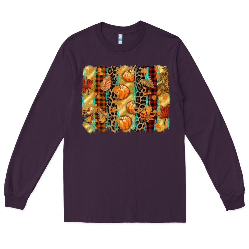 Fall Brushstroke Long Sleeve Tee by CowGirlArtShop | Teevron