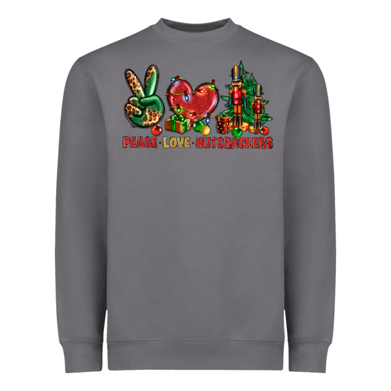 Peace Love Nutcrackers Heavyweight Sweatshirt by BundleAndBundleShop | Teevron