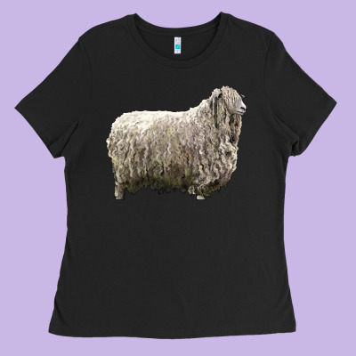 Lincoln Sheep Ladies Tee Designed By Lillyallendesigns