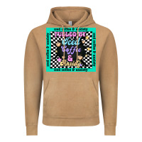 Vintage Camel fueled by ıced coffee and anxiety Vintage Hoodie - TumblerDesignByShophia