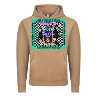 Vintage Coffee fueled by ıced coffee and anxiety Vintage Hoodie - TumblerDesignByShophia