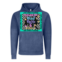 Vintage Denim fueled by ıced coffee and anxiety Vintage Hoodie - TumblerDesignByShophia