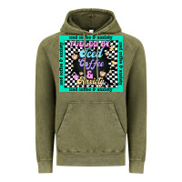 Vintage Olive fueled by ıced coffee and anxiety Vintage Hoodie - TumblerDesignByShophia