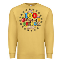 Antique Gold 100 days of school Premium Sweatshirt - Artiststas