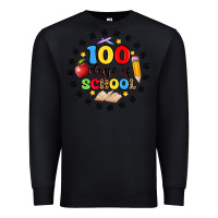 Black 100 days of school Premium Sweatshirt - Artiststas