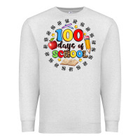 Oatmeal Heather 100 days of school Premium Sweatshirt - Artiststas