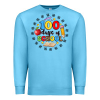 Ocean Blue 100 days of school Premium Sweatshirt - Artiststas