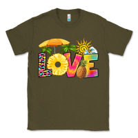 Army Green love pineapple Classic Tee - RanaPortraitStore
