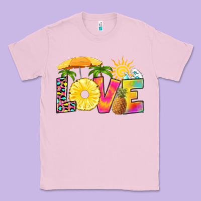 Love Pineapple Classic Tee Designed By Ranaportraitstore