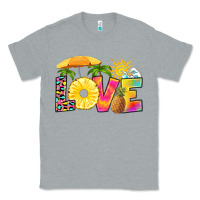 Heather Grey love pineapple Classic Tee - RanaPortraitStore