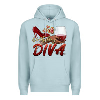 Blue Mist birthday diva Premium Hoodie - BundleAndBundleShop