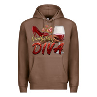 Chestnut birthday diva Premium Hoodie - BundleAndBundleShop