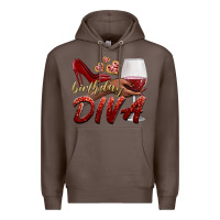 Coffee birthday diva Premium Hoodie - BundleAndBundleShop