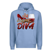 Colony Blue birthday diva Premium Hoodie - BundleAndBundleShop