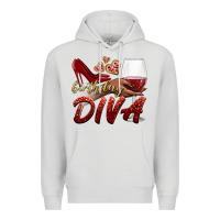 Dove Grey birthday diva Premium Hoodie - BundleAndBundleShop