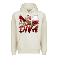 Oatmeal Heather birthday diva Premium Hoodie - BundleAndBundleShop