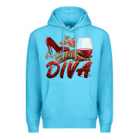 Ocean Blue birthday diva Premium Hoodie - BundleAndBundleShop