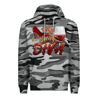 Slate Camo birthday diva Premium Hoodie - BundleAndBundleShop