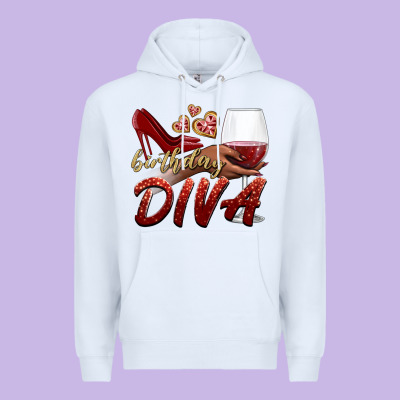 Birthday Diva Premium Hoodie Designed By Bundleandbundleshop