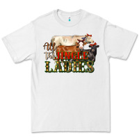 White all the jingle ladies christmas cows Premium Tee - LillyAllenDesigns