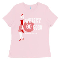 Bubblegum Pink rare shirt whiskey a go go 80s hollywood california rock and roll Ladies Tee - lanVoArt