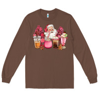 Chestnut pink christmas pink tree santa coffe cups Long Sleeve Tee - CowGirlArtShop