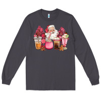Smoke pink christmas pink tree santa coffe cups Long Sleeve Tee - CowGirlArtShop