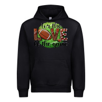 Black for the love of the game football Urban Hoodie - BarkalooDesign