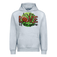 Heather Grey for the love of the game football Urban Hoodie - BarkalooDesign