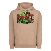 Pigment Burro for the love of the game football Urban Hoodie - BarkalooDesign