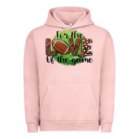 Pigment Salmon for the love of the game football Urban Hoodie - BarkalooDesign
