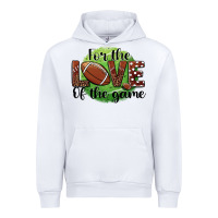 White for the love of the game football Urban Hoodie - BarkalooDesign