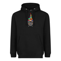 Black gnome autism Heavyweight Hoodie - RacoonDesign