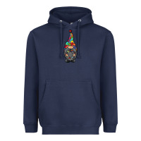 Navy gnome autism Heavyweight Hoodie - RacoonDesign
