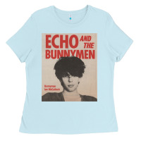 Baby Blue echo and the bunnymen Ladies Tee - lanVoArt