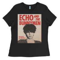 Black echo and the bunnymen Ladies Tee - lanVoArt