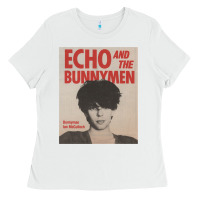 White echo and the bunnymen Ladies Tee - lanVoArt